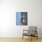 Twee rivieren, tapijt van Wisconsin Wandkleed (In situ)