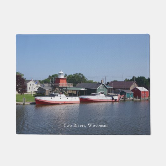 Twee rivieren, Wisconsin Deurmat (Voorkant)