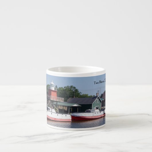 Twee rivieren, Wisconsin espresso of jumbo mok (Voorkant)