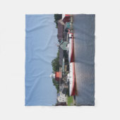 Twee rivieren: Wisconsin, fleece blanket Deken (Voorkant)