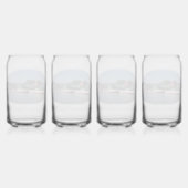 Twee rivieren, Wisconsin kan glas (Achterkant)