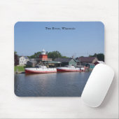 Twee rivieren, Wisconsin mousepad Muismat (Met muis)