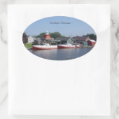 Twee rivieren, Wisconsin sticker (Tas)