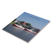 Twee rivieren, Wisconsin-tegel Tegeltje (Zijkant)