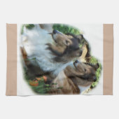 Twee robuuste, robuuste, art-cadeautjes theedoek (Horizontaal)