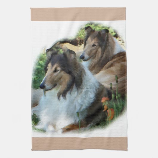 Twee robuuste, robuuste, art-cadeautjes theedoek (Verticaal)