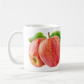 Twee rode appels koffiemok (Links)