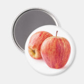 Twee rode appels magneet (Voorkant / Achterkant)