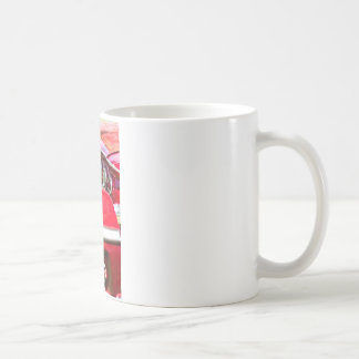 Twee Rode Chevy Impalas met licht Koffiemok