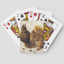 Twee rode eekhoorns (door Albrecht Dürer)