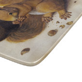 Twee rode eekhoorns (door Albrecht Dürer) Snijplank (Hoek)