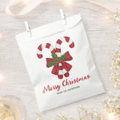 Twee rode en witte snoepjes met tekst bedankzakje (Geknipt)