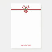 Twee rode en witte snoepjes met tekst post-it® notes (Voorkant)