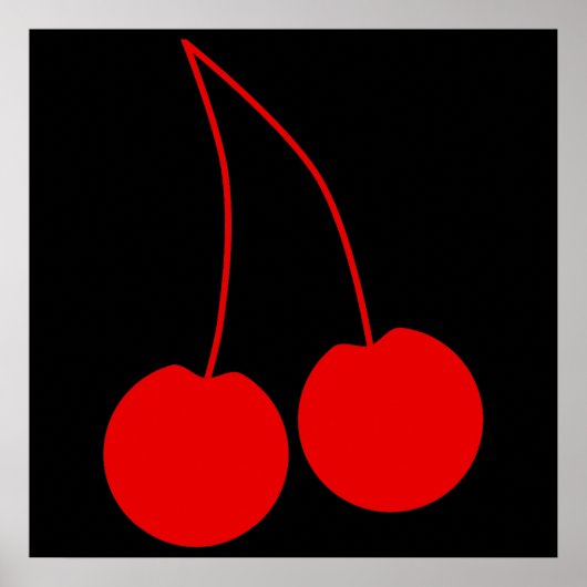 Twee Rode Kersen. Poster (Voorkant)