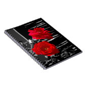 TWEE RODE ROZEN NOTITIEBOEK (Rechterzijde)