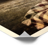 Twee Rode tomaten in een Bowl Poster (Hoek)