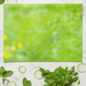 Twee rode tulpbloemen theedoek (Gevouwen)