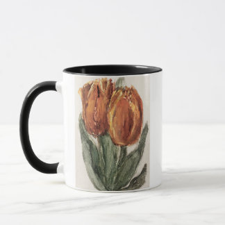 Twee rode tulpen van Sientje Mesdag-van Houten Mok
