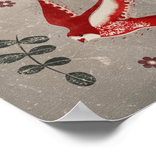 Twee rode zwangen poster (Hoek)