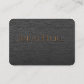 Twee rode, zwarte 55-inch Chevy's op zwarte achter Visitekaartje (Achterkant)