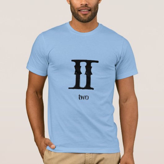 twee roman t-shirt (Voorkant)