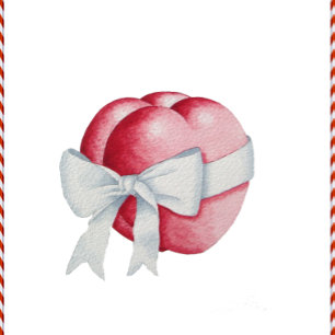 twee romantische harten verbonden met witte boog horloge