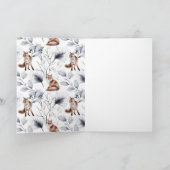 Twee roodkogels op maat voor kerstmis kaart (Binnen)