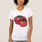 Twee roodtomaten, vrouwen T-shirt (Voorkant)