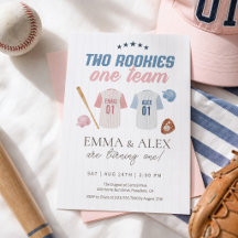 Twee Rookies Een Team Honkbal Verjaardag Van Broer