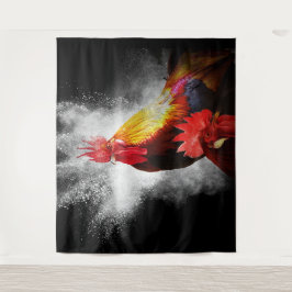 Twee Roosters Wandkleed