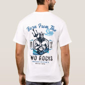 Twee rotsen geboren uit de zee t-shirt (Achterkant)