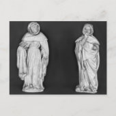 Twee rouwenden briefkaart (Voorkant)