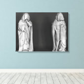 Twee rouwenden canvas afdruk (Insitu (Houten vloer))