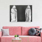 Twee rouwenden canvas afdruk (Insitu (Woonkamer))
