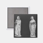 Twee rouwenden magneet (Voorkant / Achterkant)