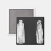 Twee rouwenden magneet (Voorkant / Achterkant)