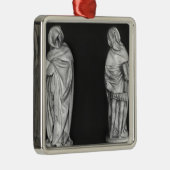 Twee rouwenden metalen ornament (Rechts)