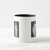 Twee rouwenden mok (Midden)