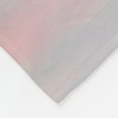 Twee roze flamingos in het water bij sunsetflaming fleece deken (Hoek)