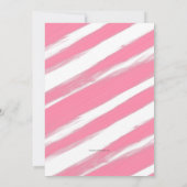 Twee Roze Flamingo's Proefbruiloft Uitnodigingen (Achterkant)