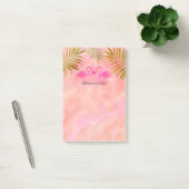 Twee Roze Flamingo's Waterverf Tropical Post it Post-it® Notes (Kantoor)