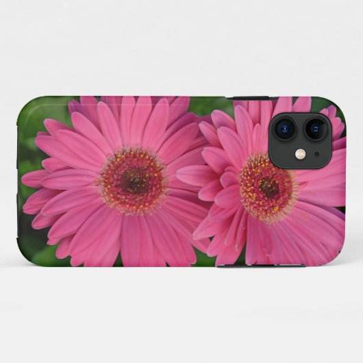 Twee roze kiezelbloemen Case-Mate iPhone case (Achterkant (horizontaal))
