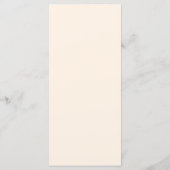 Twee roze pioenrozen menu (Achterkant)