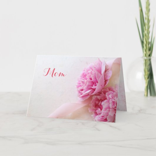 Twee roze pruimen kaart (Voorkant)