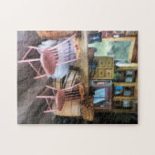 Twee roze stoelen in de algemene winkel legpuzzel (Horizontaal)