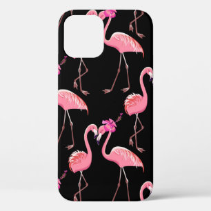 Twee roze vlammen op een zwarte achtergrond. Naadl Case-Mate iPhone Case