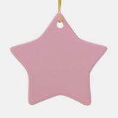 Twee roze voorzitters in het algemeen keramisch ornament (Achterkant)