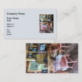 Twee roze voorzitters in het algemeen visitekaartje (Voorkant / Achterkant)