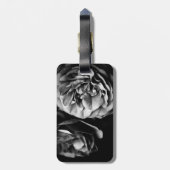 twee rozen bagagelabel (Achterkant verticaal)