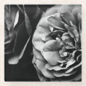 twee rozen glazen onderzetter (Voorkant)